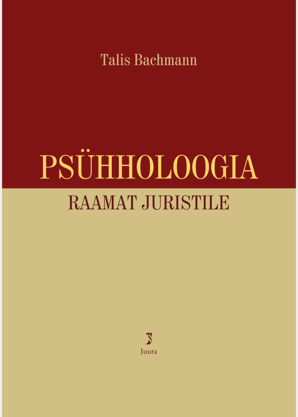 Psühholoogia. Raamat juristile